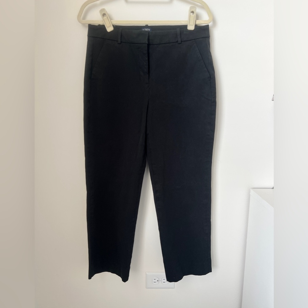 J.Crew Kallie Pant Black Ankle Career Pants Size 10